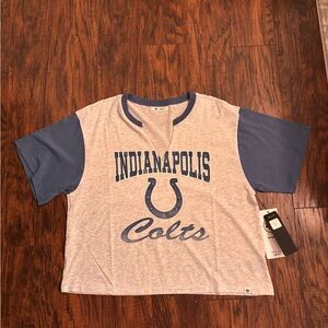 ‘47 Brand Indianapolis Colts Blue and White Short Sleeve Tee NEW